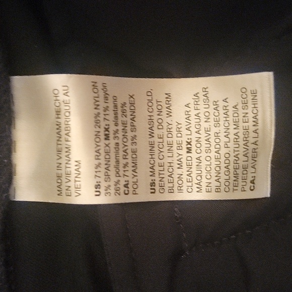 Chico's So Slimming Ava Slim Leg Pants - Size 3 Reg. - Black - NWT - Picture 6 of 6